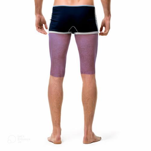 RF Vacuum · Back Thigh treatment area for men