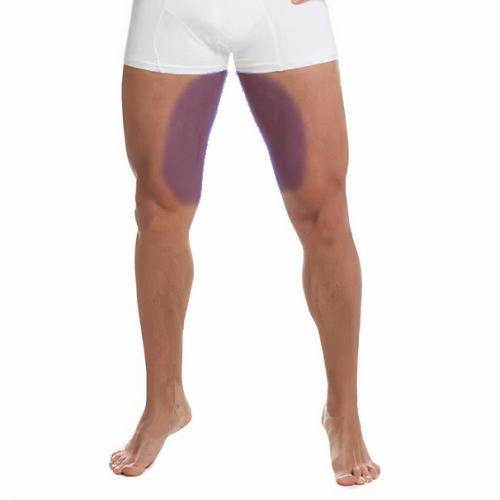RF Vacuum · Inner Thigh treatment area for men
